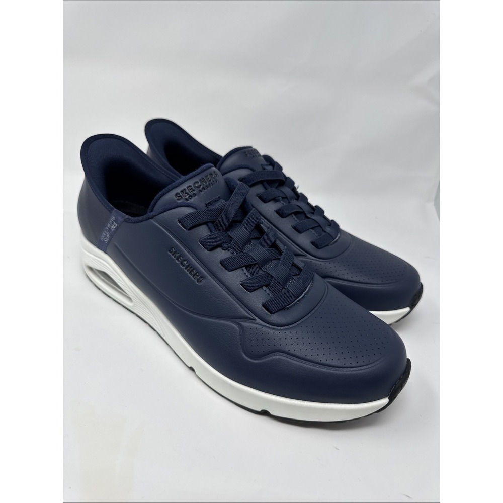 Skechers UNO Men's Slip Ins Navy Athletic Shoes Size 14 NWOB